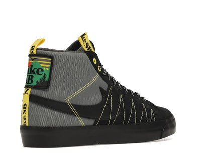 Nike SB Zoom Blazer Mid PRM Acclimate Cool Grey Yellow Strike