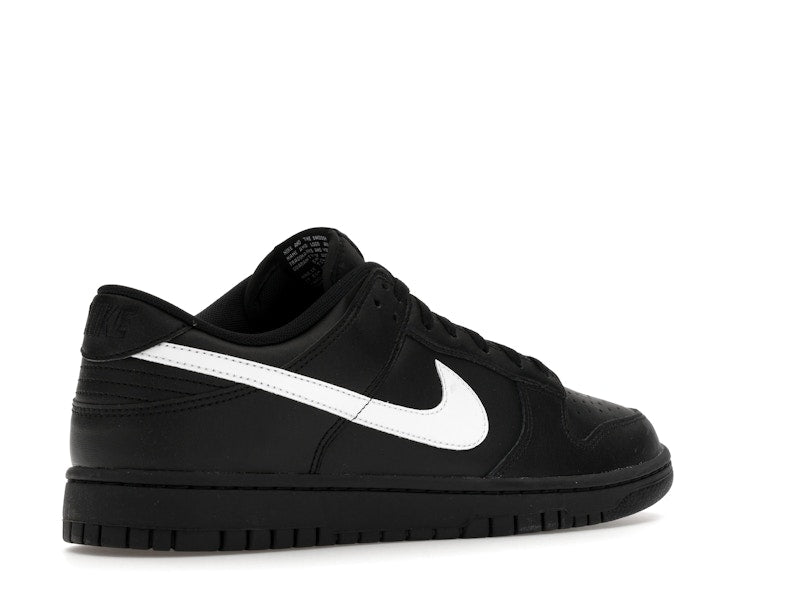 Nike Dunk Low Black White Swoosh