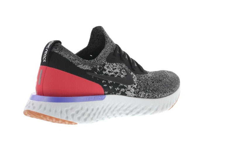Nike Epic React Flyknit Black Red Orbit