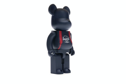 Bearbrick Medicom Herschel Peacoat 100% & 400% Set Navy