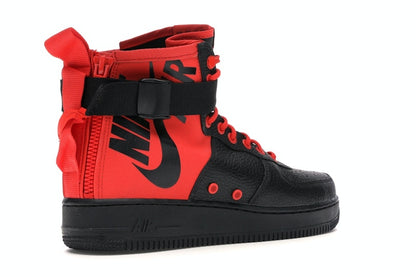 Nike SF Air Force 1 Mid Habanero Red Black