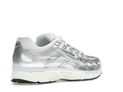 Nike P-6000 White Blue Tint Sail Metallic Silver (Women's)