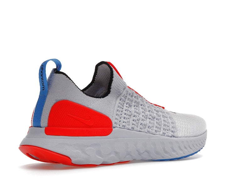 Nike React Phantom Run Flyknit 2 Football Grey Bright Crimson (Women's)
