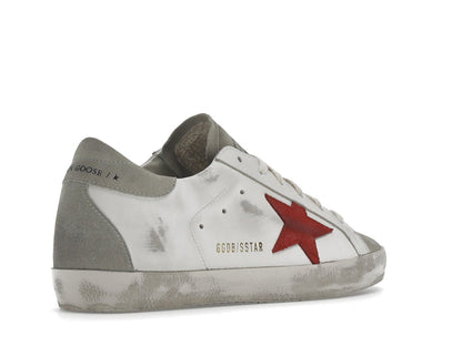 Golden Goose Super-Star White Grey Red (Women's)
