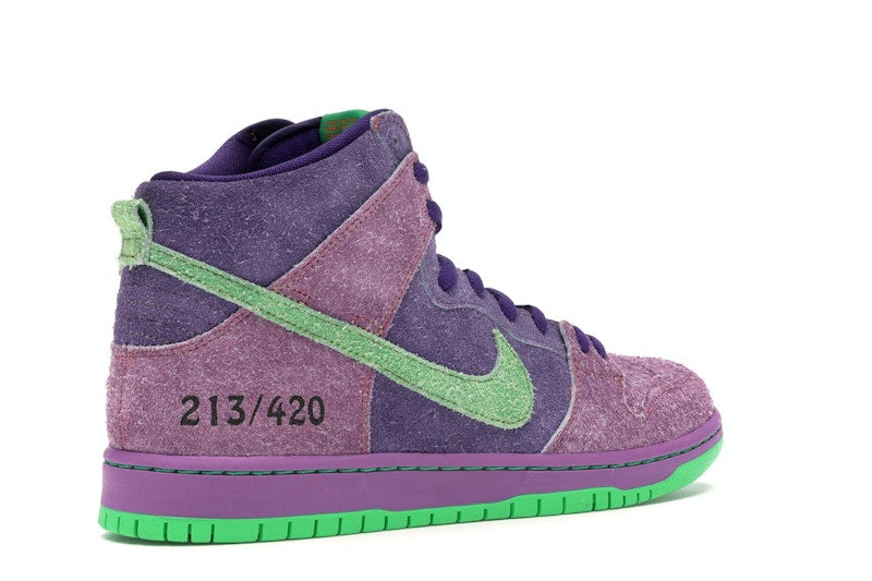 Nike SB Dunk High Reverse Skunk 420