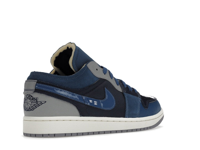 Jordan 1 Low SE Craft Obsidian French Blue Ashen Slate White