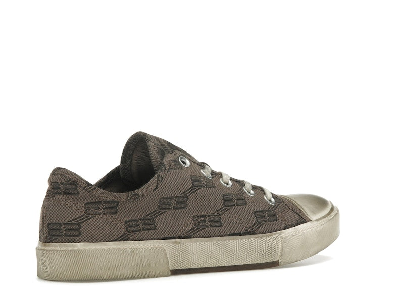 Balenciaga Paris Low 'BB Monogram Dark Mink Grey