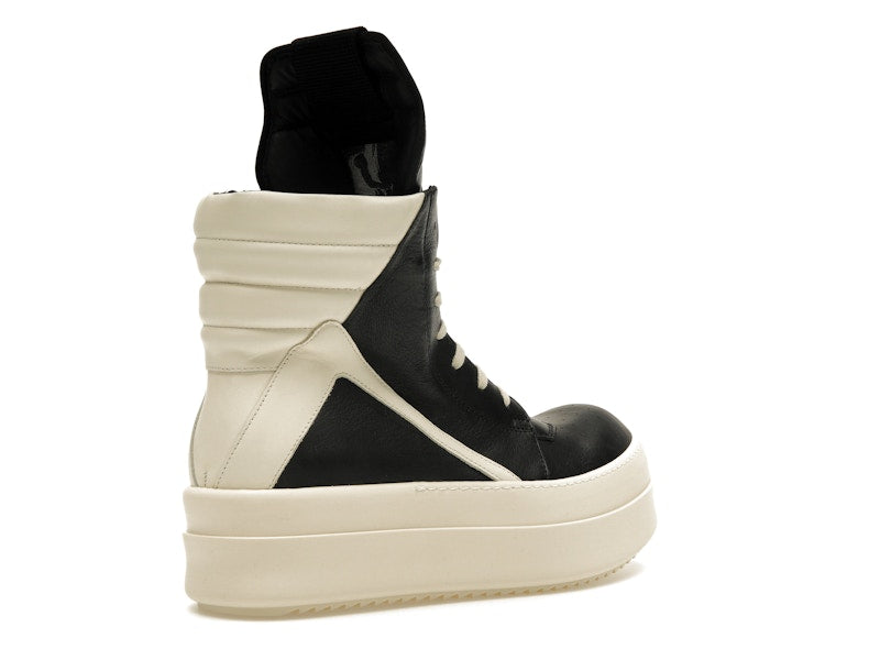 Rick Owens Mega Bumper Geobasket Black Milk