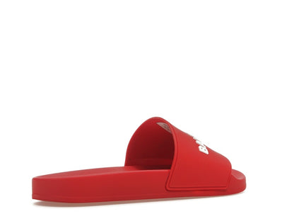 Balenciaga Pool Slide Red White