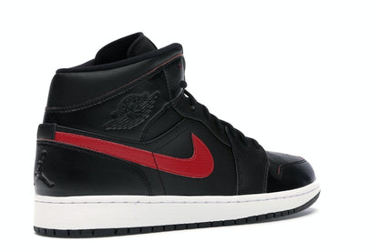 Jordan 1 Retro Mid Black Team Red