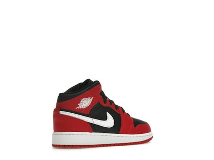 Jordan 1 Mid Gym Red Black White (GS)
