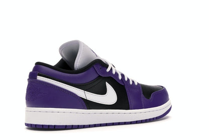 Jordan 1 Low Court Purple Black