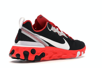 Nike React Element 55 Black White Red Orbit