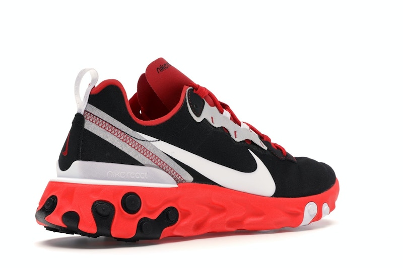 Nike React Element 55 Black White Red Orbit