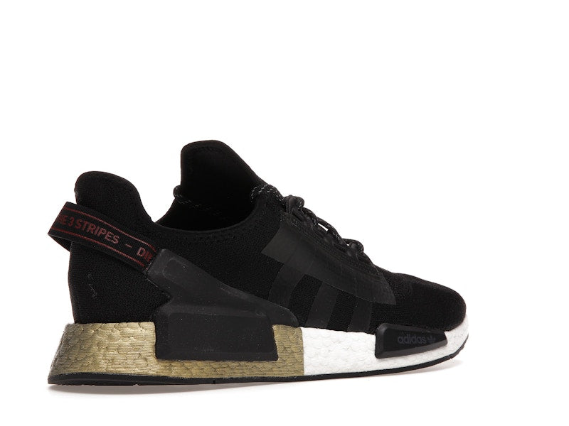 adidas NMD V2 Core Black Gold Metallic