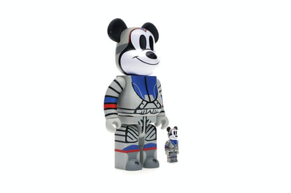Bearbrick x Billionaire Boys Club x Mickey Mouse Astronaut 100% & 400% Set Multicolor