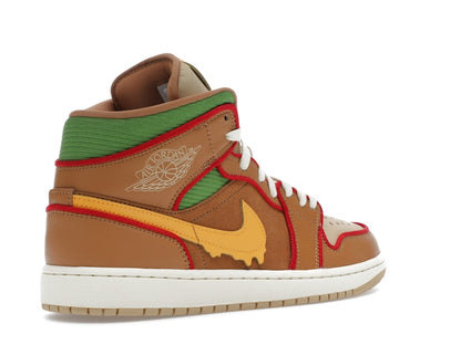 Jordan 1 Mid SE Cheeseburger