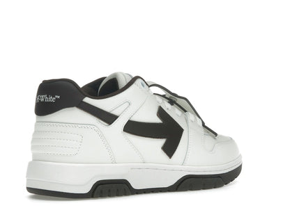 OFF-WHITE Out Of Office OOO Low Tops White Brown