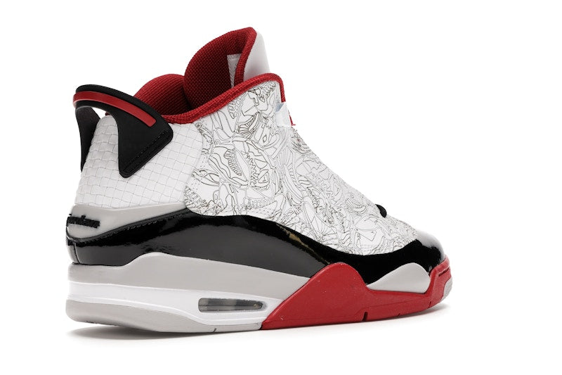 Jordan Dub Zero White Varsity Red