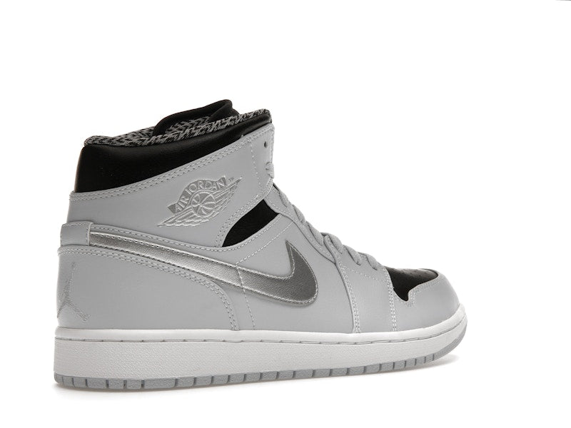 Jordan 1 Mid Pure Platinum Metallic Silver