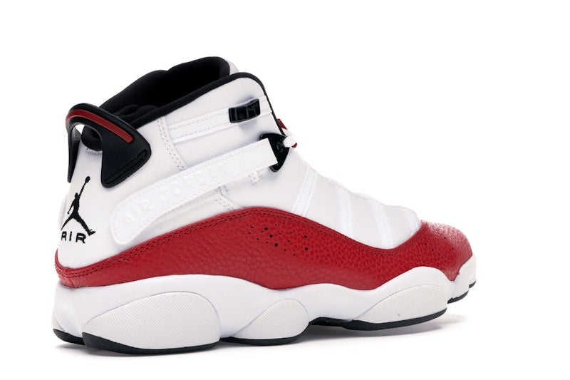 Jordan 6 Rings White University Red