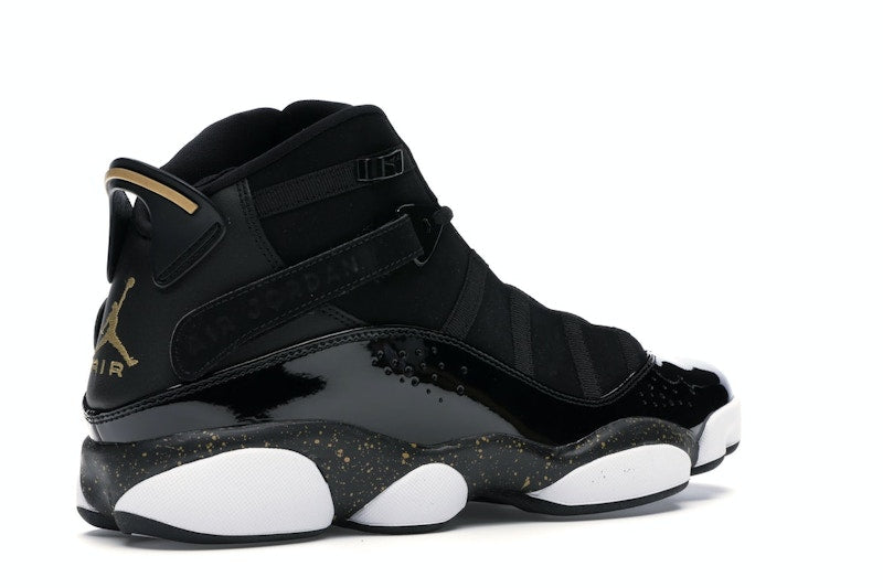 Jordan 6 Rings Black Metallic Gold White