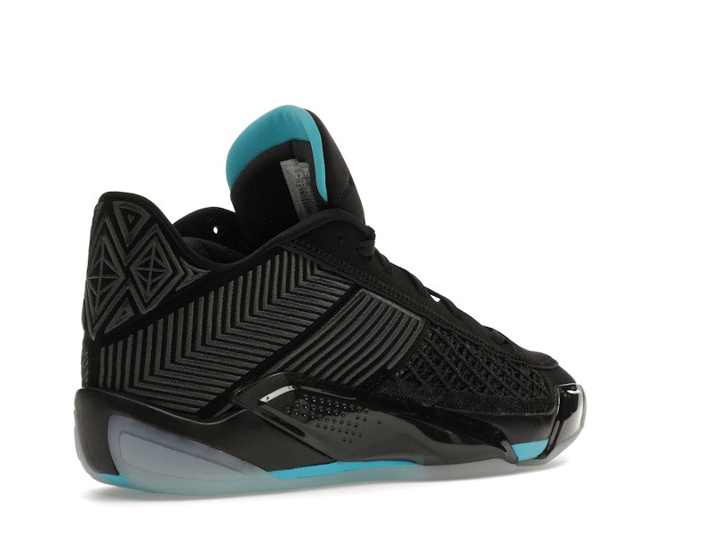 Jordan 38 Low Black Gamma Blue (Translucent Sole)