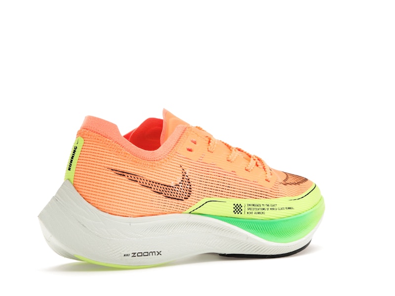 Nike ZoomX Vaporfly Next% 2 Peach Cream Green Shock (Women's)