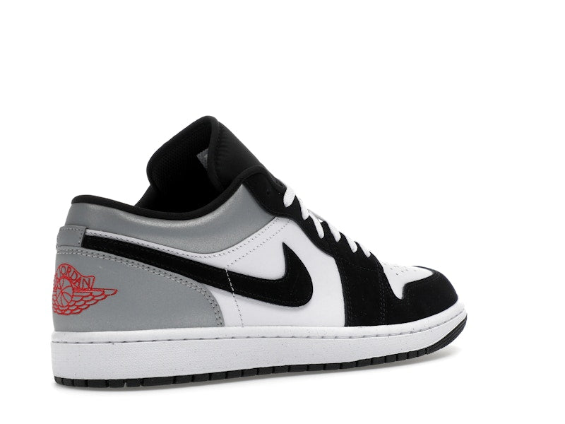 Jordan 1 Low SE White Fire Red Black Matte Silver