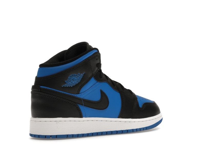 Jordan 1 Mid Black Royal Blue (GS)