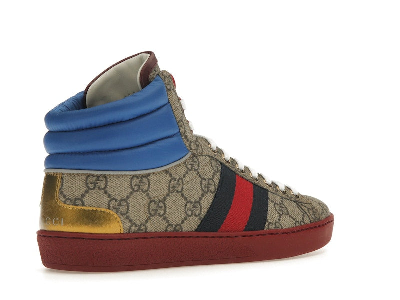 Gucci Ace GG High Top Beige Ebony