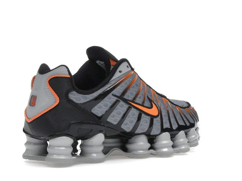 Nike Shox TL Light Smoke Grey Black Bright Mandarin