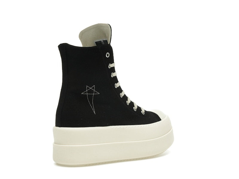 Rick Owens Hollywood DRKSHDW Double Bumper High Black Pearl Milk (Women's)