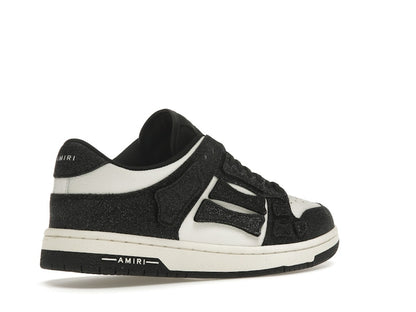 AMIRI Skel Top Low Shimmer Black White