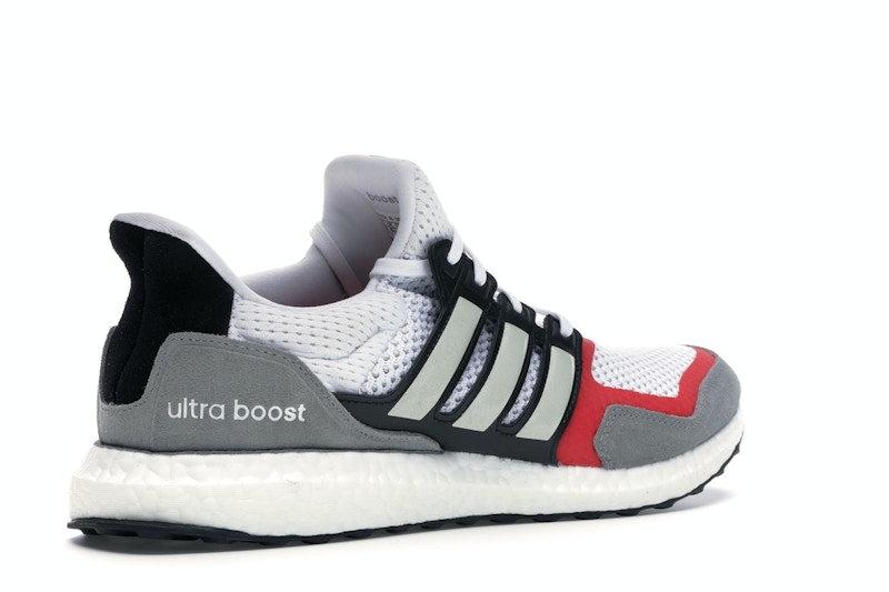 adidas Ultra Boost S&L White Grey Scarlet