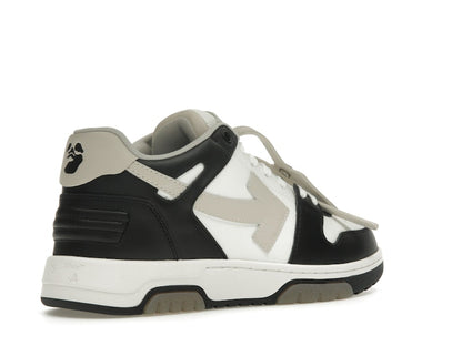 OFF-WHITE Out Of Office OOO Low Tops Black Beige