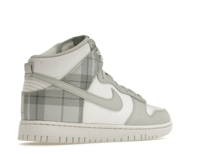 Nike Dunk High SE Tartan Plaid White Light Green