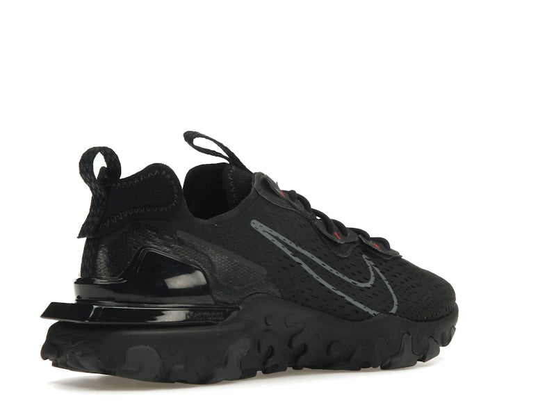 Nike React Vision Black Grey Swoosh