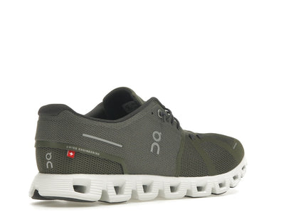 On Running Cloud 5 Olive Green White
