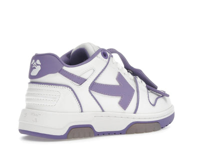 OFF-WHITE Out Of Office OOO Low Tops Outlined White Lilac Purple (Women's)