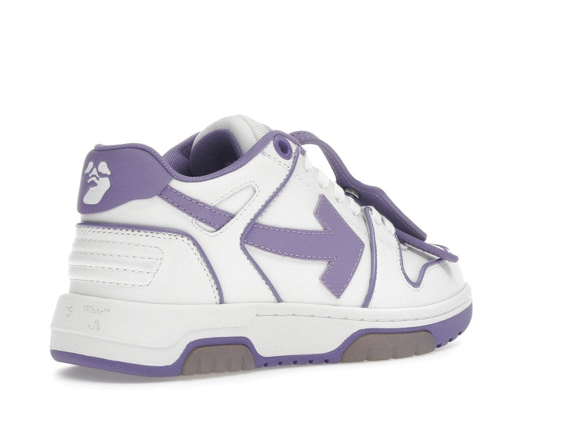 OFF-WHITE Out Of Office OOO Low Tops Outlined White Lilac Purple (Women's)