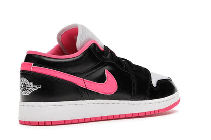 Jordan 1 Low Black White Hyper Pink (GS)
