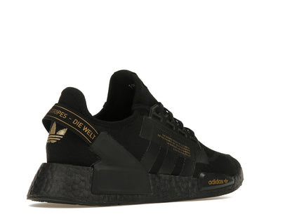 adidas NMD R1 V2 Black Gold Metallic