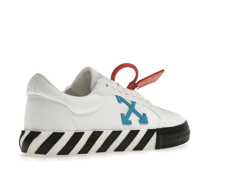 OFF-WHITE Vulcanized Low White Teal Canvas