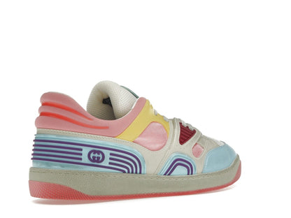 Gucci Basket Low-Top Sneaker Light Blue Demetra Pink (Women's)