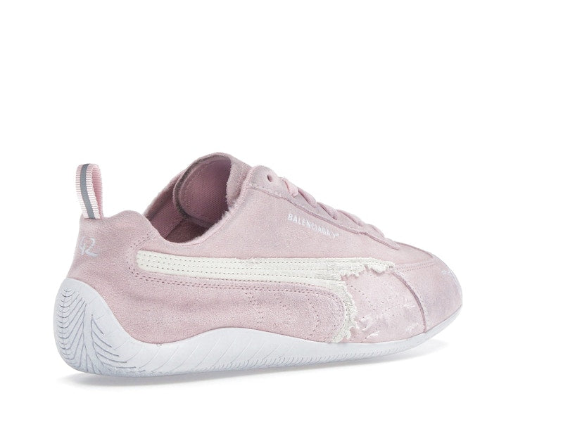 Balenciaga x Puma Speedcat Suede Distressed Pink White