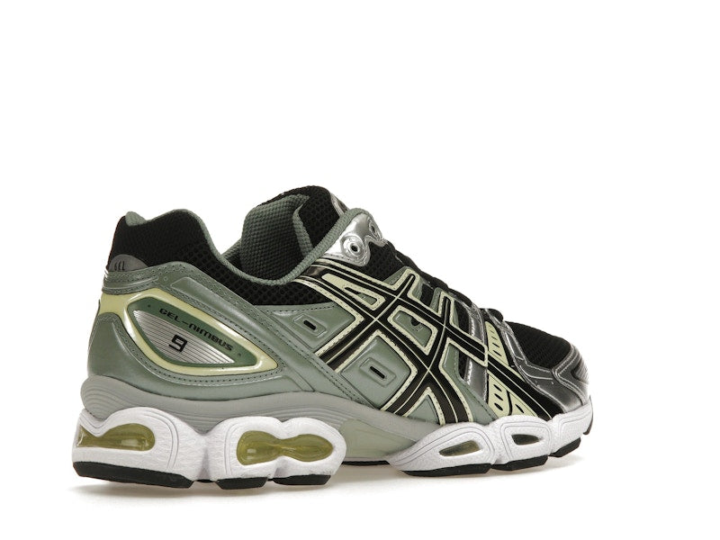 ASICS Gel-Nimbus 9 Black Green Yellow Silver