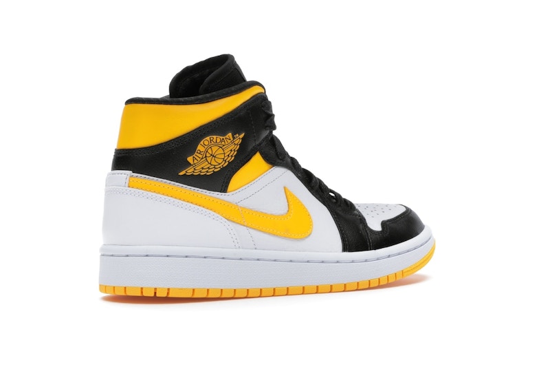 Jordan 1 Mid Laser Orange Black (Women's)