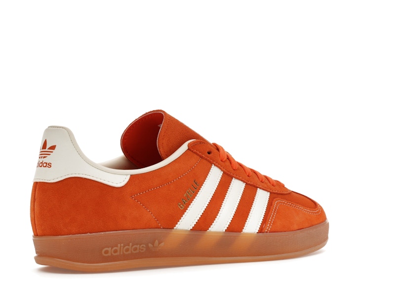 adidas Gazelle Indoor Orange Off White Gold Metallic