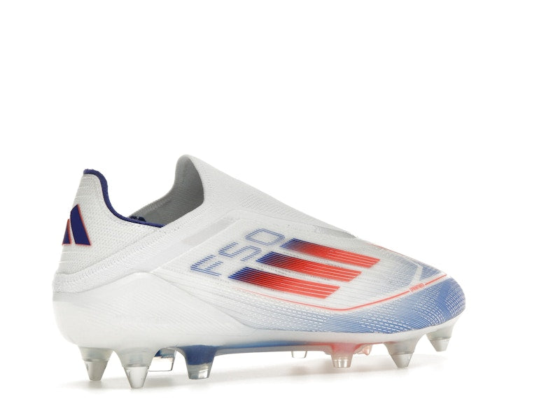 adidas F50 Elite Laceless SG Cloud White Solar Red Lucid Blue